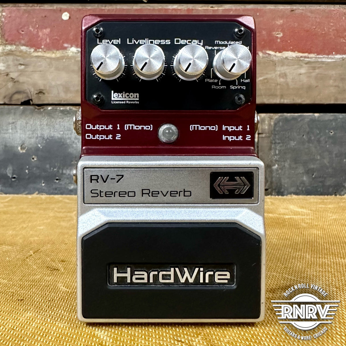 DigiTech Hardwire RV7 Stereo Reverb Rock N Roll Vintage & Synth City