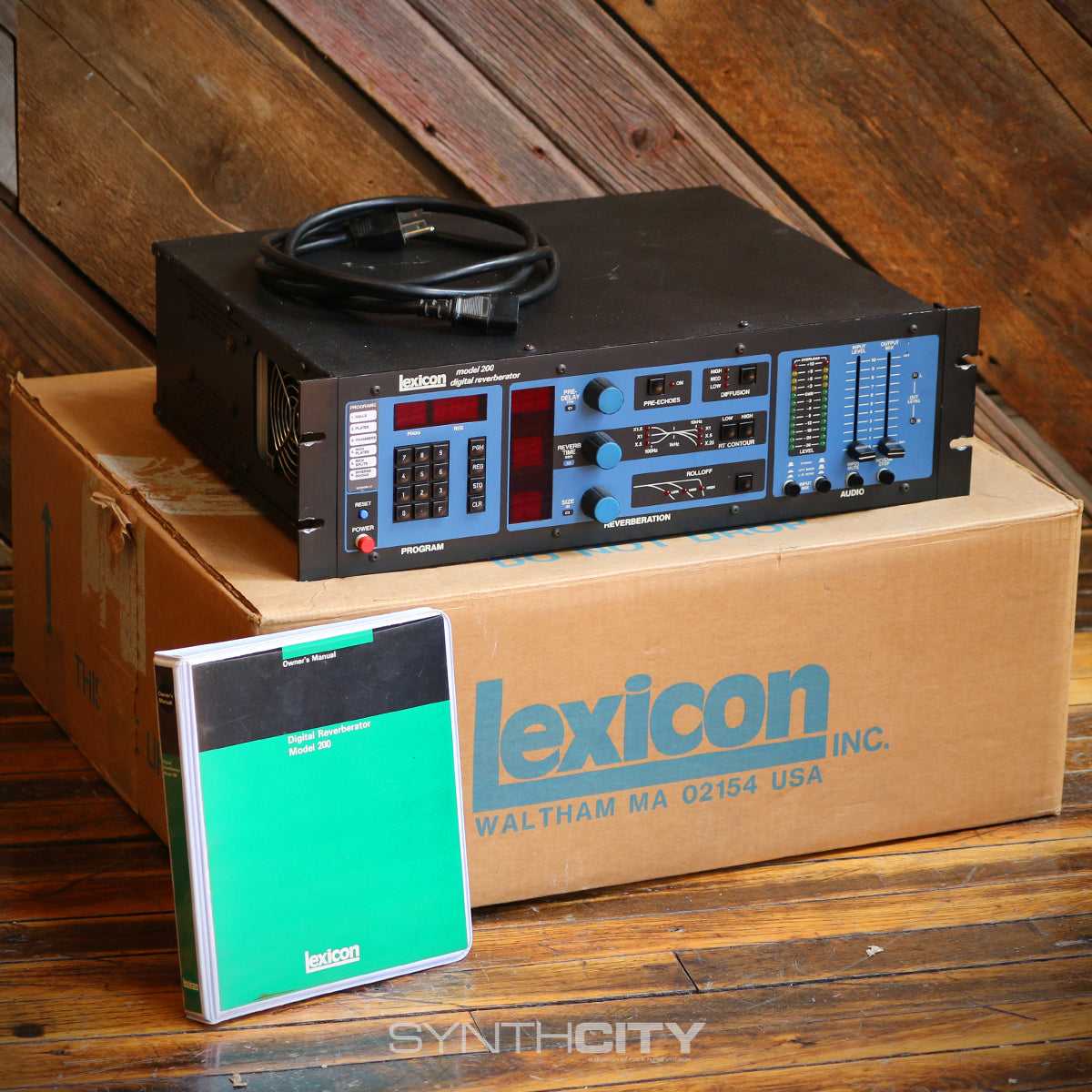 Lexicon Model 200 Digital Reverberator Rock N Roll Vintage & Synth City