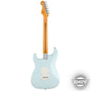 Squier 40th Anniversary Stratocaster, Vintage Edition, Maple Fingerboard, Gold Anodized Pickguard, Satin Sonic Blue