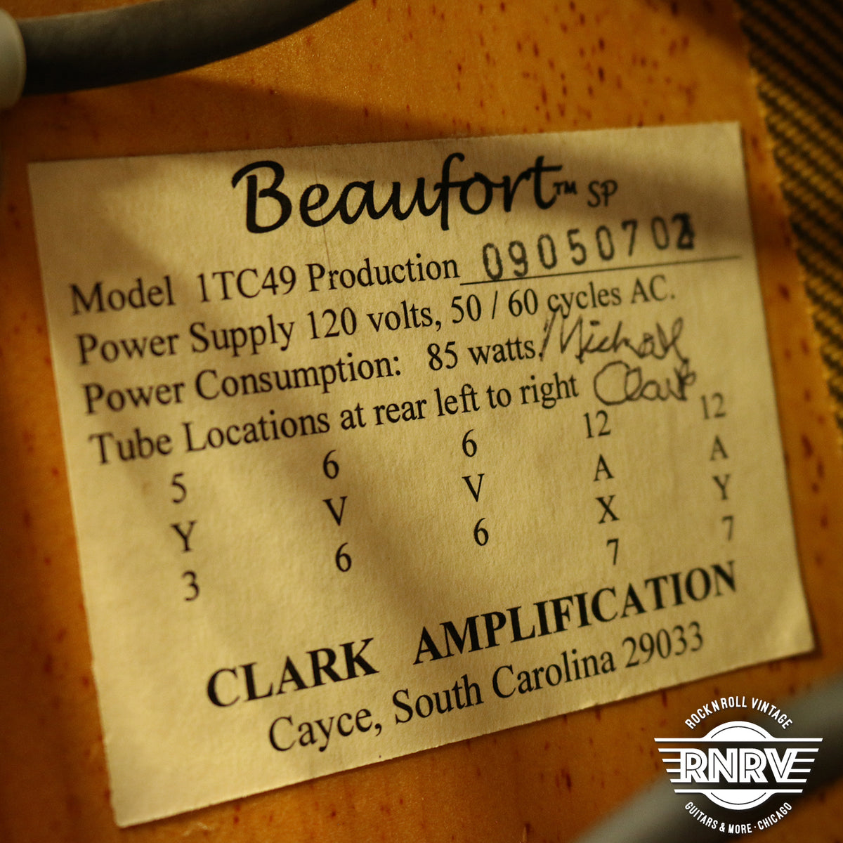 Clark Beaufort 5E3 18 watt 1x12 Combo Amplifier Rock N Roll Vintage