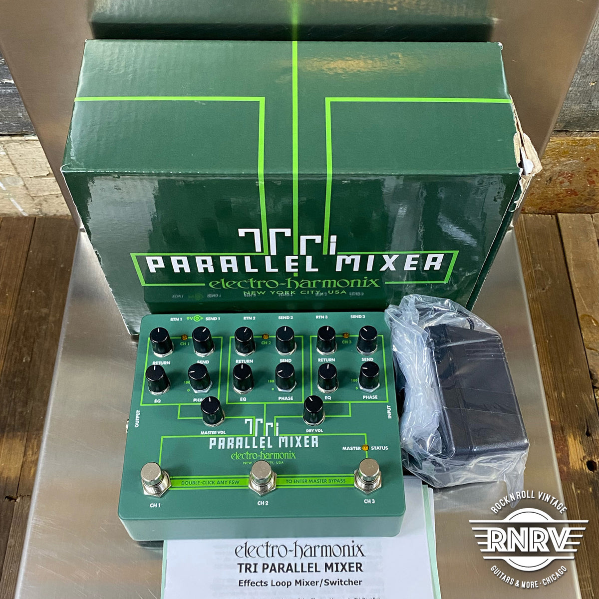 ElectroHarmonix Tri Parallel Mixer Effects Loop Mixer/Switcher Rock