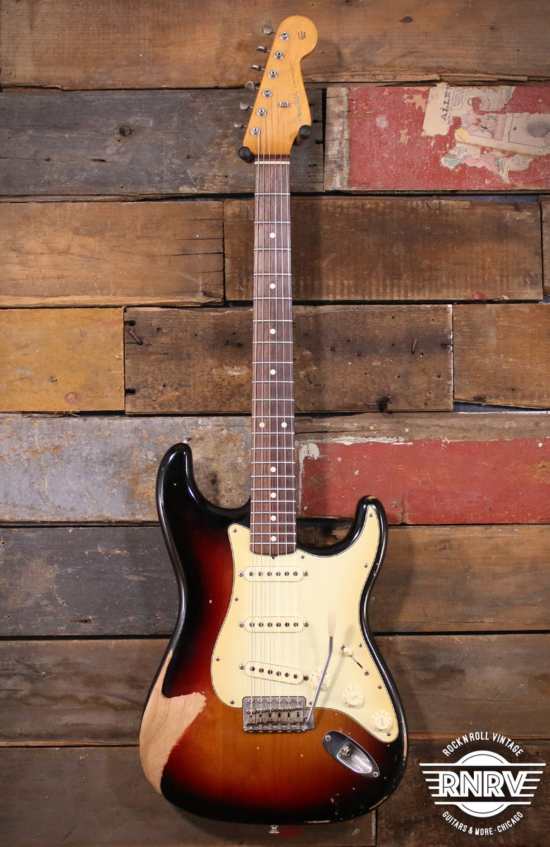 Fender Road Worn 60's Stratocaster Sunburst MIM 2008 – Rock N Roll Vintage   Synth City