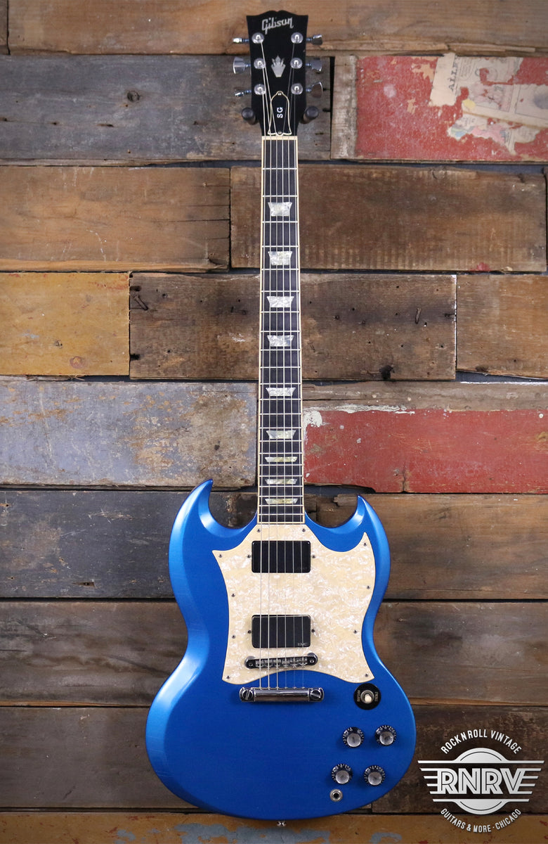 turnering kapitalisme kæmpe stor 1993 Gibson SG Standard Candy Apple Blue EMGs – Rock N Roll Vintage & Synth  City