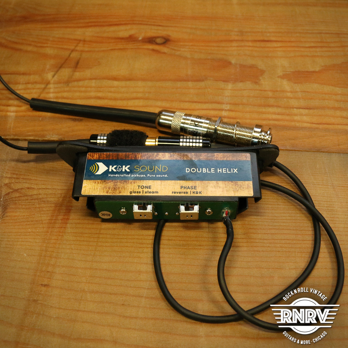 K&K Sound Double Helix Acoustic Guitar Pickup Rock N Roll Vintage & Synth City