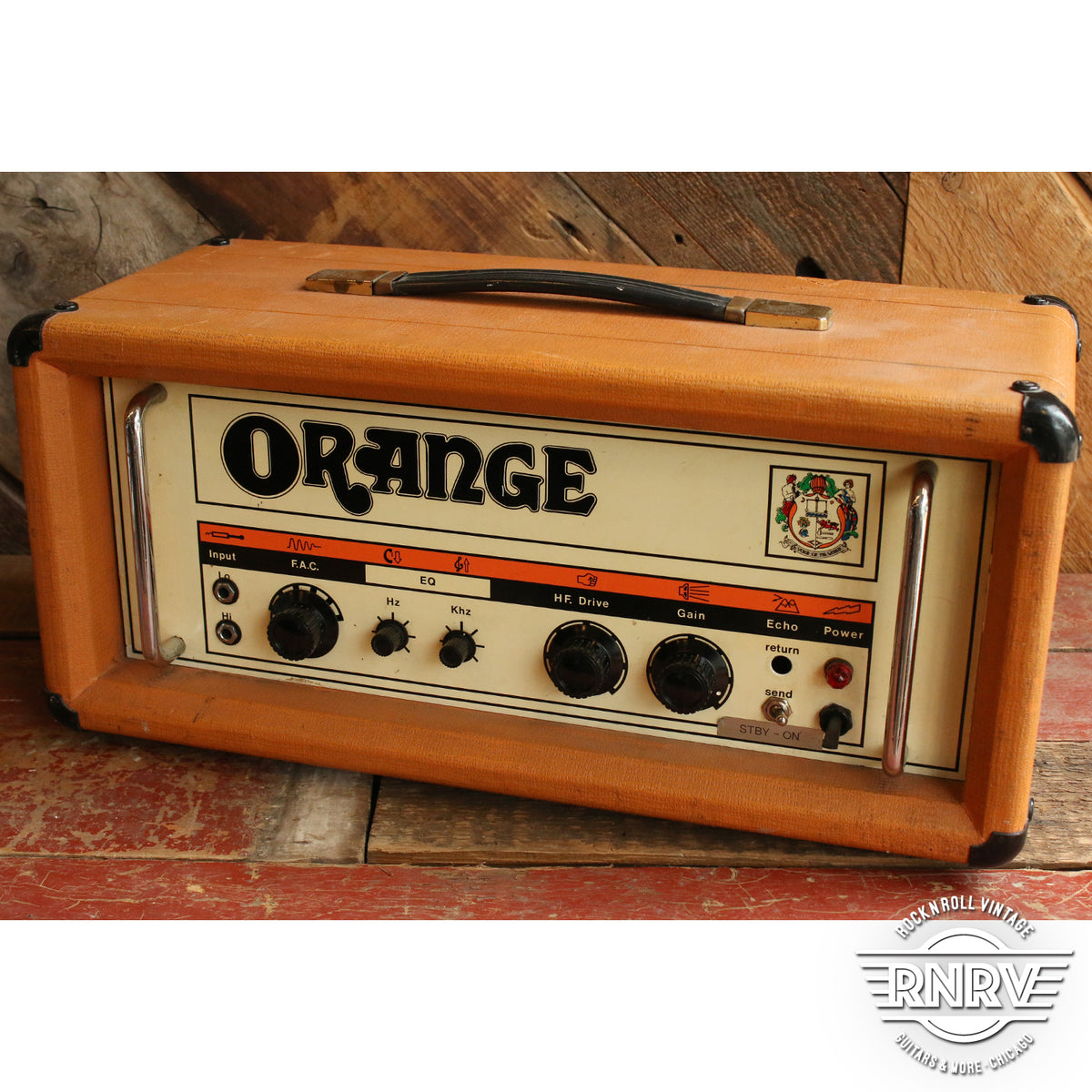 vintage orange amps