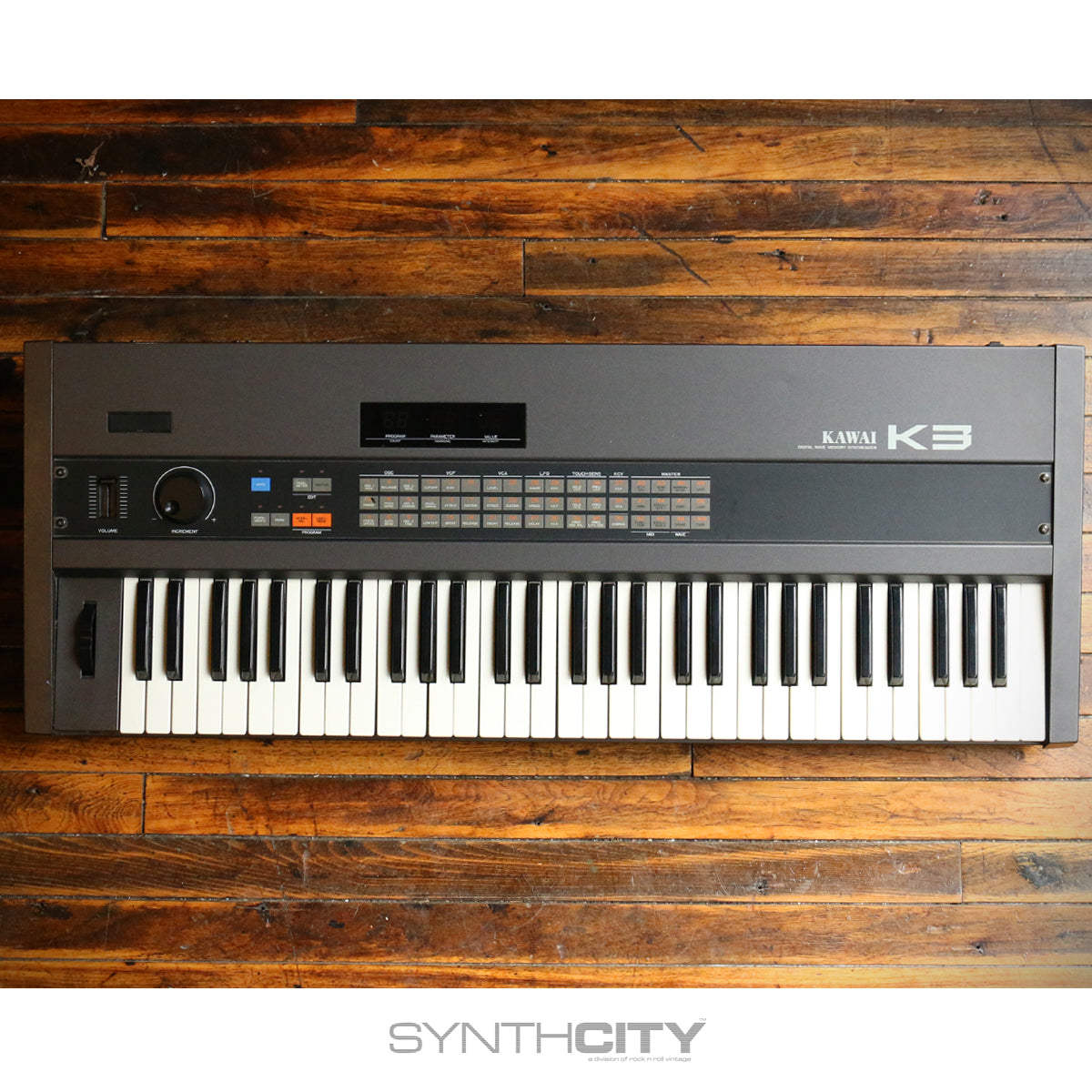 1980s Kawai K3 Wavetable Hybrid Synthesizer – Rock N Roll Vintage  Synth  City