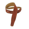 Levy's Leathers BASIC SUEDE STRAP- RUST 2.5"