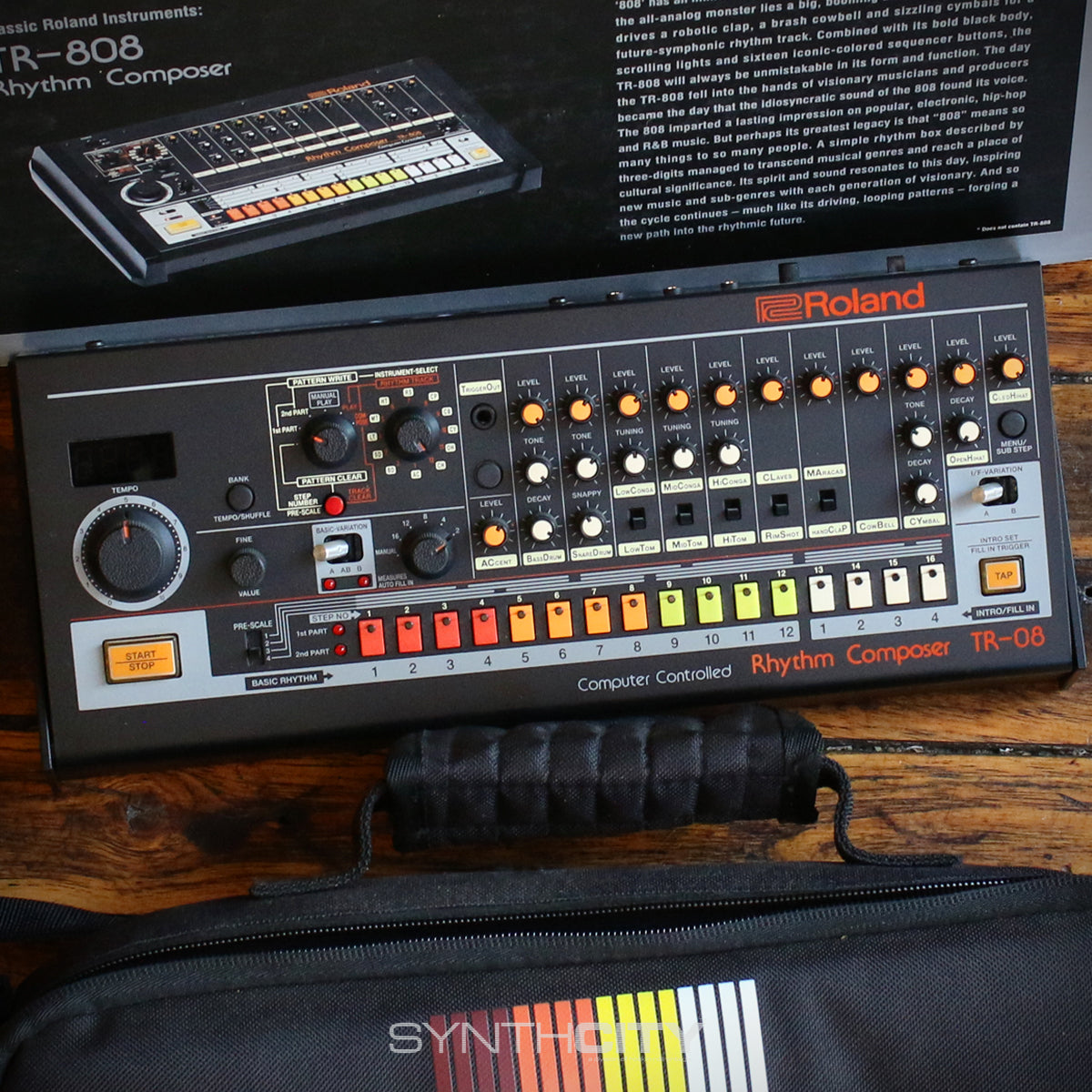 Roland TR-08 Rhythm Composer w/ 808 Carrying Bag – Rock N Roll Vintage