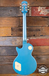 2000 Epiphone Les Paul Deluxe - Metallic Baby Blue Sparkle