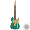 Squier 40th Anniversary Telecaster, Gold Edition, Laurel FB, Gold Anodized Pickguard, Sherwood Green Metallic