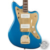 Squier 40th Anniversary Jazzmaster, Gold Edition, Laurel Fingerboard, Gold Anodized Pickguard, Lake Placid Blue