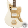 Squier 40th Anniversary Jazzmaster, Gold Edition, Laurel Fingerboard, Gold Anodized Pickguard, Olympic White