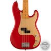 Squier  40th Anniversary Precision Bass, Vintage Edition, Maple FB, Gold Anodized Pickguard, Satin Dakota Red