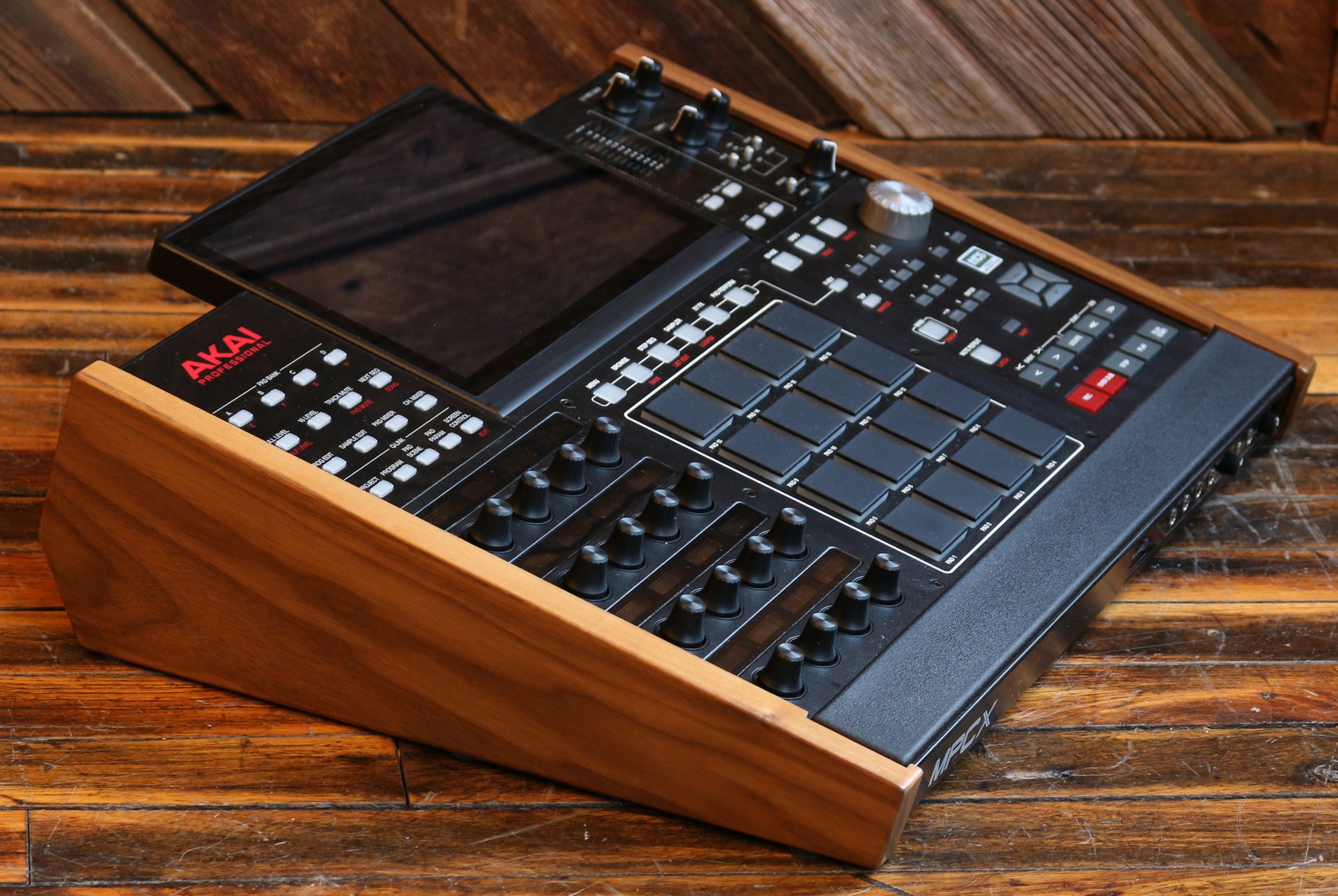 Akai Professional MPC X w/ Upgraded Wood Sides Rock N Roll Vintage