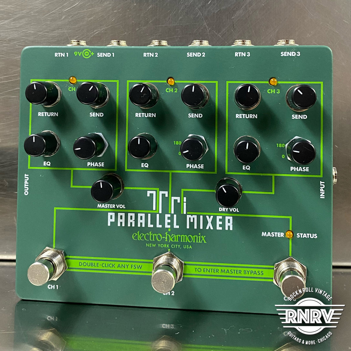 ElectroHarmonix Tri Parallel Mixer Effects Loop Mixer/Switcher Rock