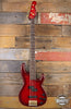 Fender Contemporary Precision Bass Lyte M.I.J. Crimson Foto flame