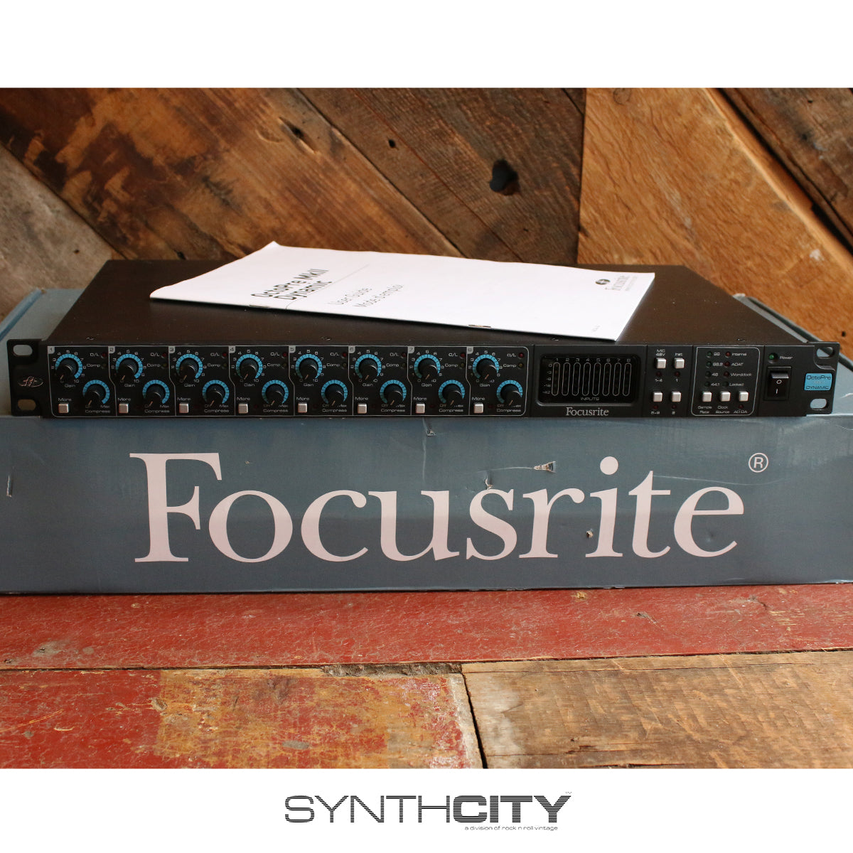 Focusrite OctoPre MkII Dynamic 8Channel Mic Preamp with Compressors a
