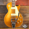 2018 Gibson Les Paul Classic Gold Top Les Paul with factory Bigsby