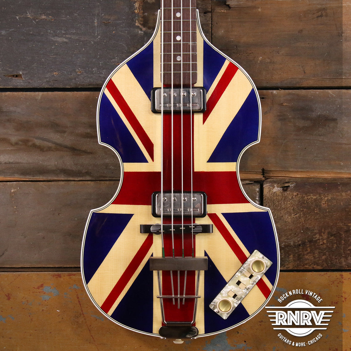 Hofner Fab Gear Union Jack Jubilee Number One Limited 500/1 62