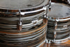 1970s Ludwig Standard 4-Piece Drum Kit Gold/Silver Strata