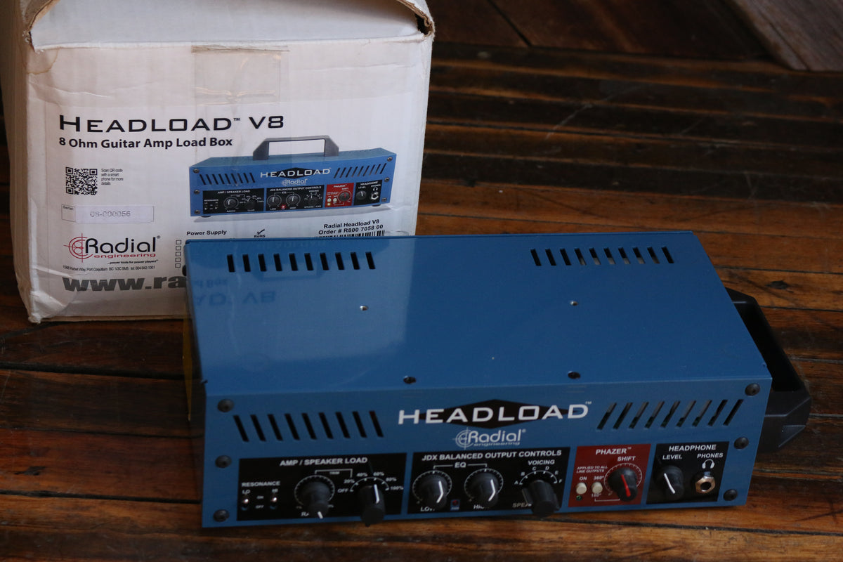 Radial Headload V8 Speaker Load Box with Cab Simulator Rock N Roll