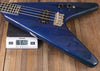 1981 Kramer  Vanguard Flying V Transpearent Bass Blue DOOM