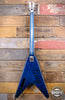 1981 Kramer  Vanguard Flying V Transpearent Bass Blue DOOM