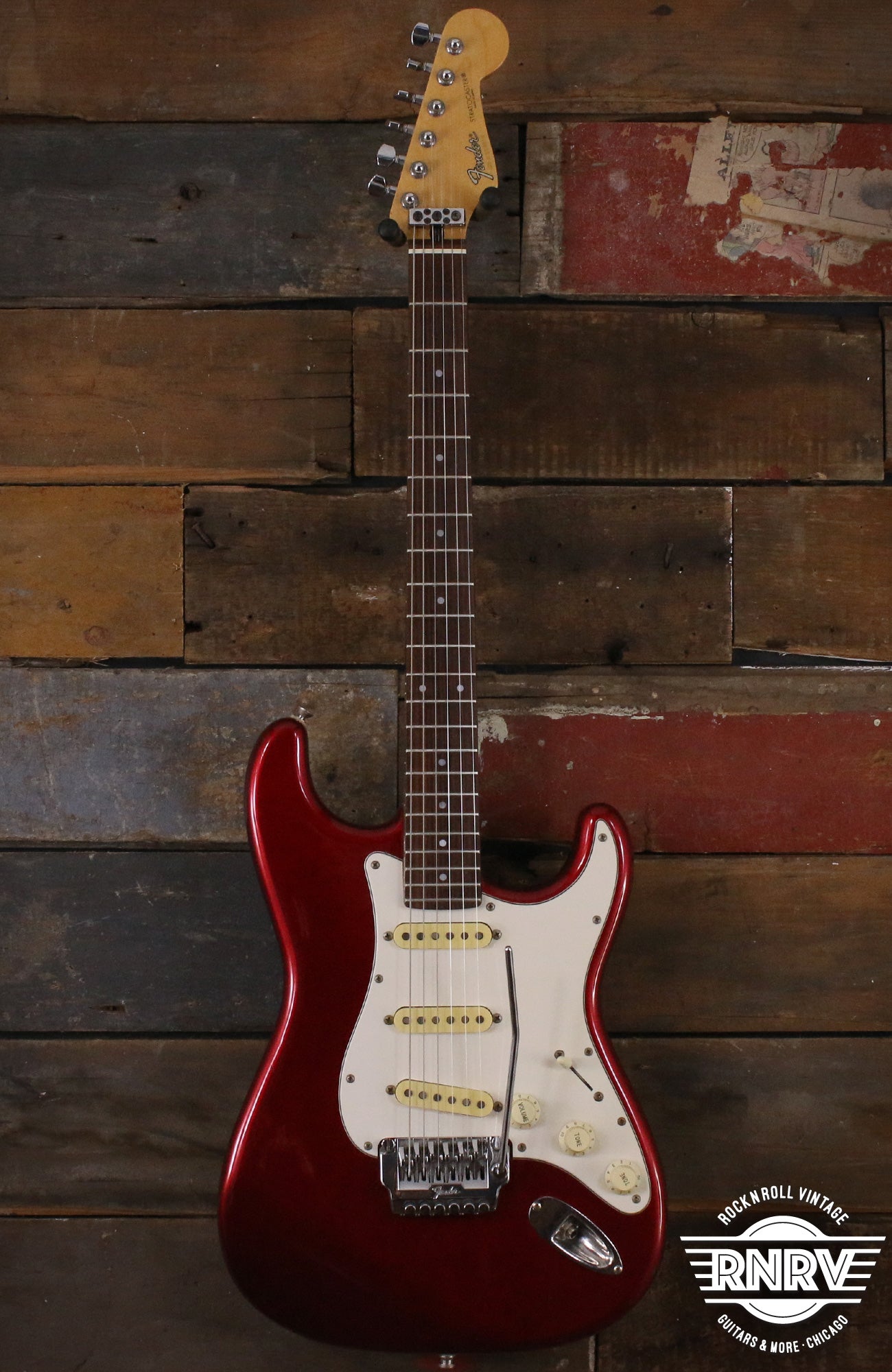 1985 Fender E Series Stratocaster Mij Contemporary Candy Apple Red