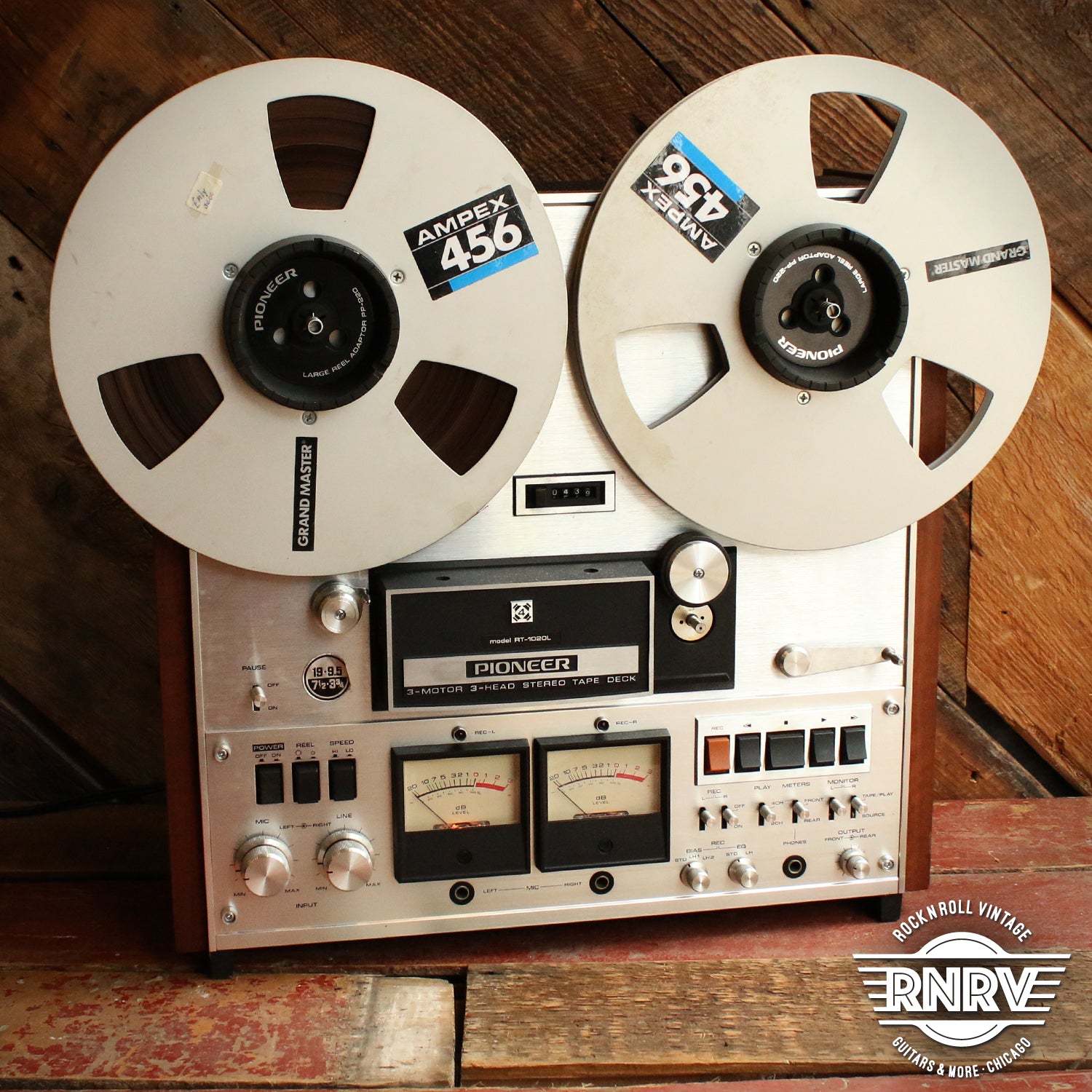 Pioneer Model RT-1020L Three Motor Three Head Stereo Tape Deck – Rock N  Roll Vintage & Synth City