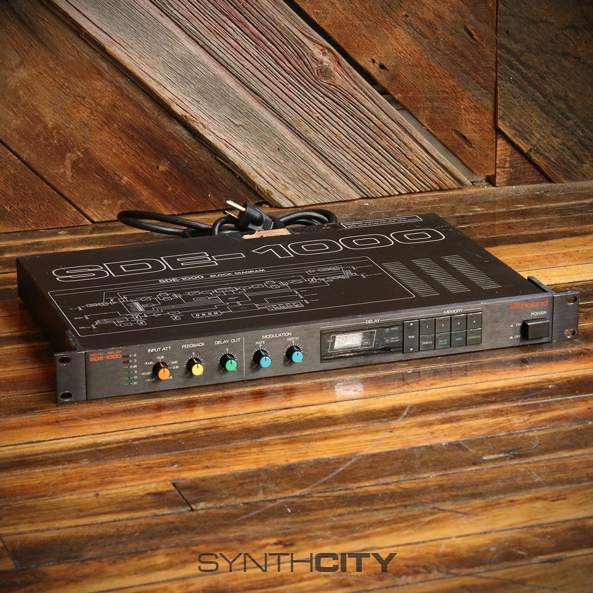Synth　–　Roland　SDE-1000　Digital　Delay　City　Rock　N　Roll　Vintage