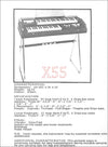 1980s Elka X-55P Portable Drawbar Organ (X-55) Made in Italy
