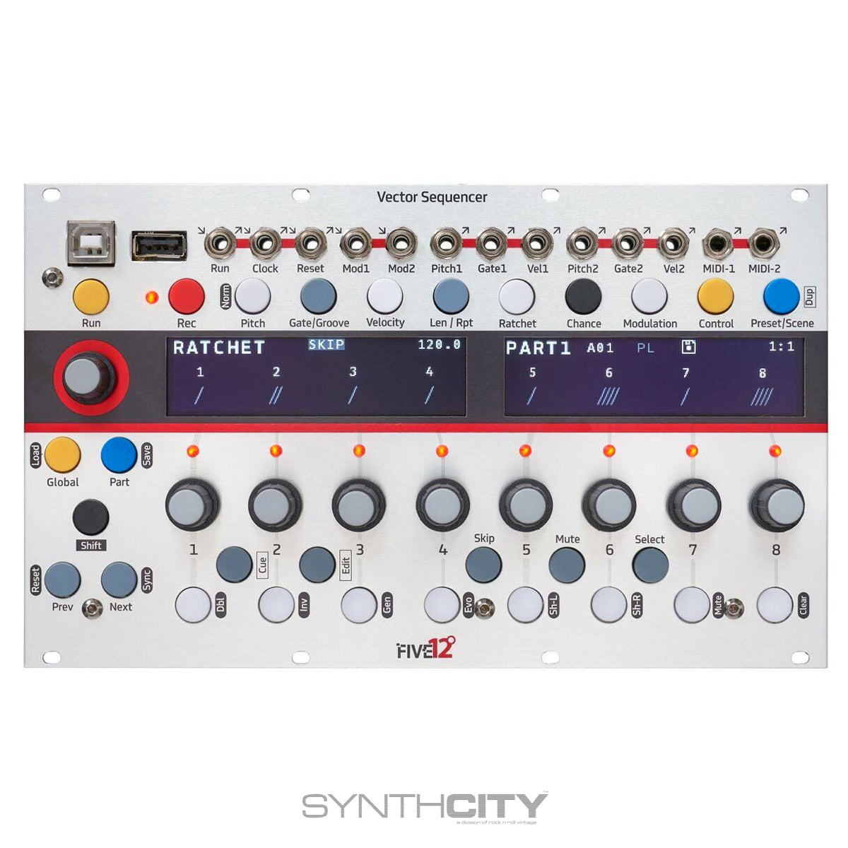 Five12 Vector Sequencer (Silver)