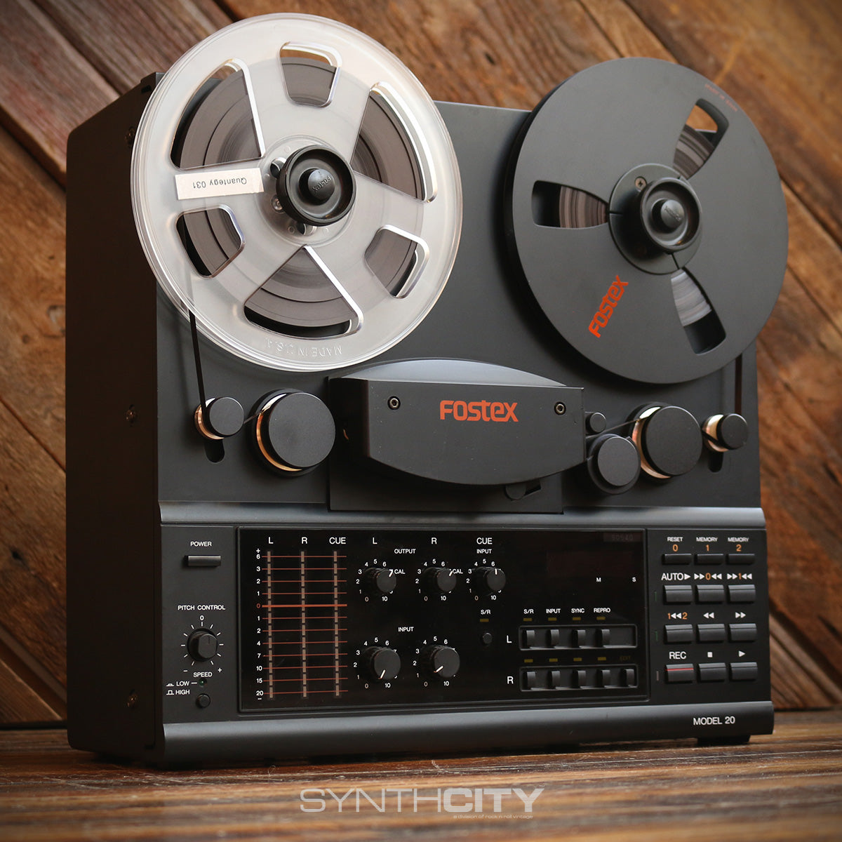 Fostex Model 20 1/4 Reel To Reel Mastering Tape Deck Recorder