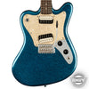 Fender Squier Paranormal Super-Sonic Electric Guitar - Blue Sparkle with Pearloid Pickguard