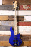 Lakland Skyline 55-02 Deluxe Flame Bass - Translucent Blue