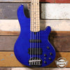 Lakland Skyline 55-02 Deluxe Flame Bass - Translucent Blue - Open Box