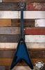 1980's Kramer Flying V Bass Aluminum Neck Blue Burst w/ OHSC