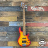 Lakland Skyline 55-02 Deluxe Bass Guitar - Satin Cherryburst with Roasted Maple Fingerboard