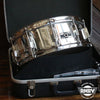UMI Snare Drum, 10 Lug 14" Snare, Chrome Over Acousticon, w/ Hard Case & Stand